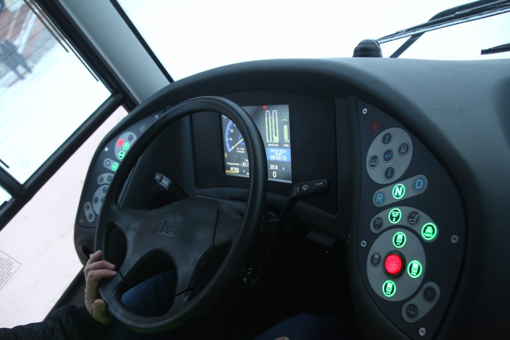 Тестирование нового троллейбуса из Уфы (27.01.2022)