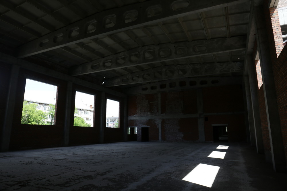 На стройке школы №54 (31.05.2022)