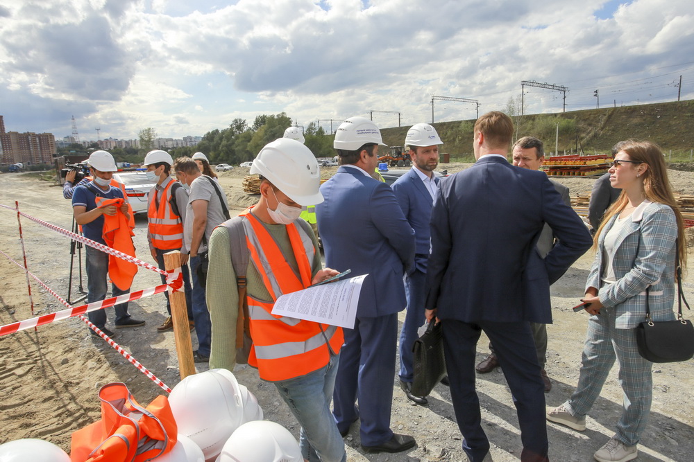 Первая опора четвёртого моста. Август 2020 года