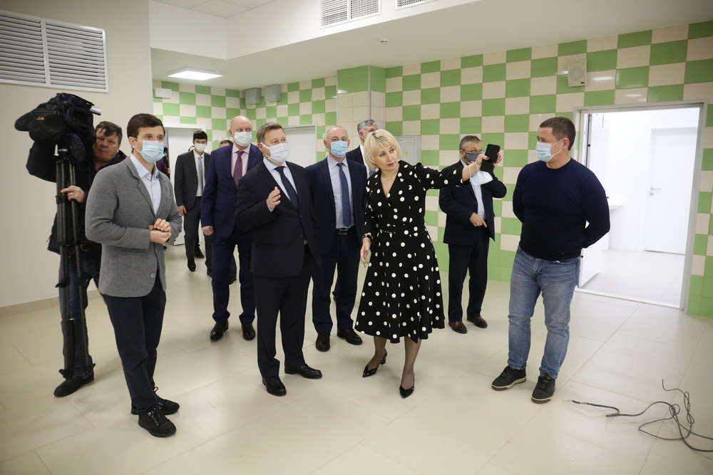 Новая школа в микрорайоне «Родники». Ноябрь 2021 года