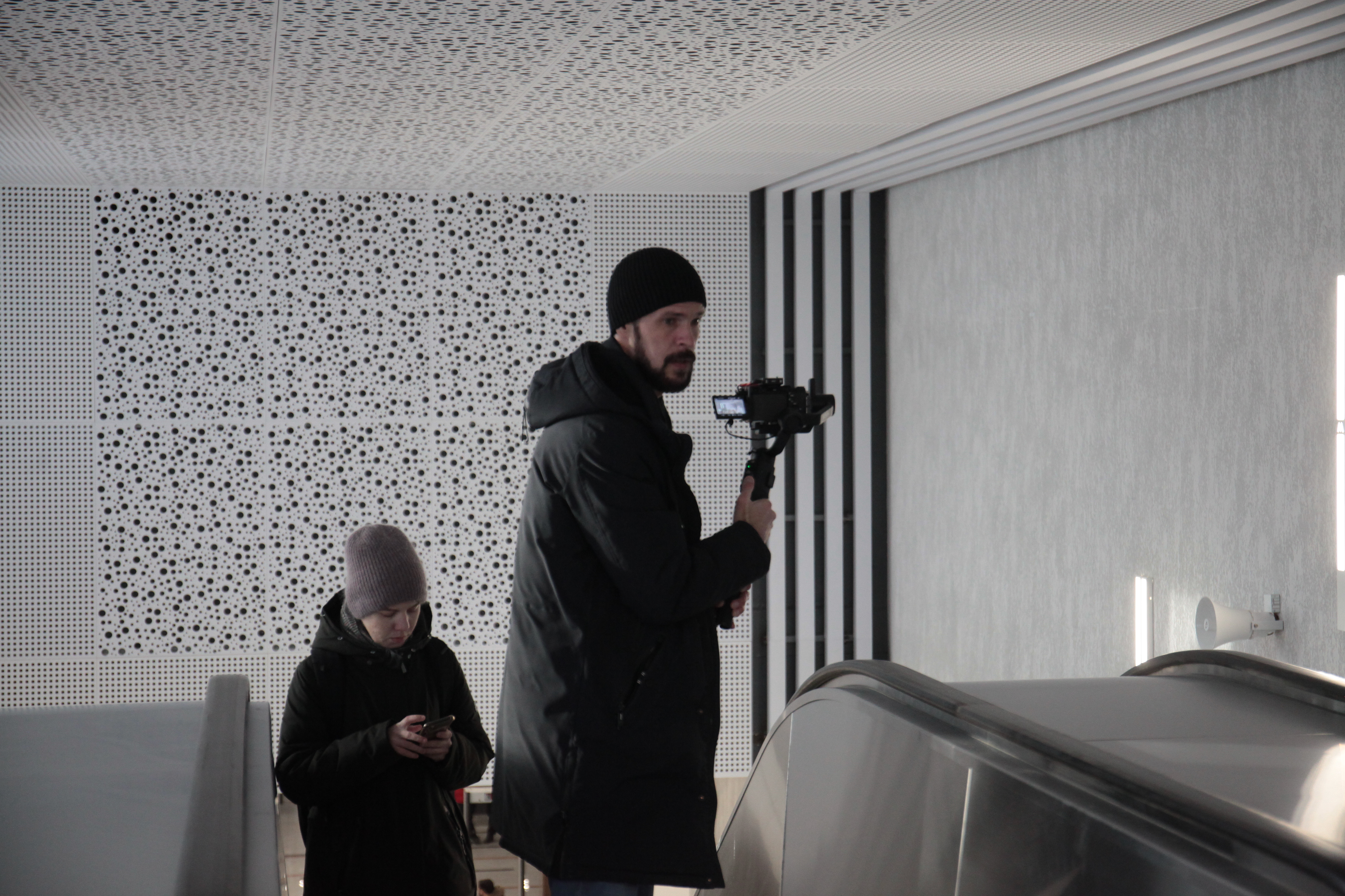 Станция метро «Спортивная». Январь 2023 года