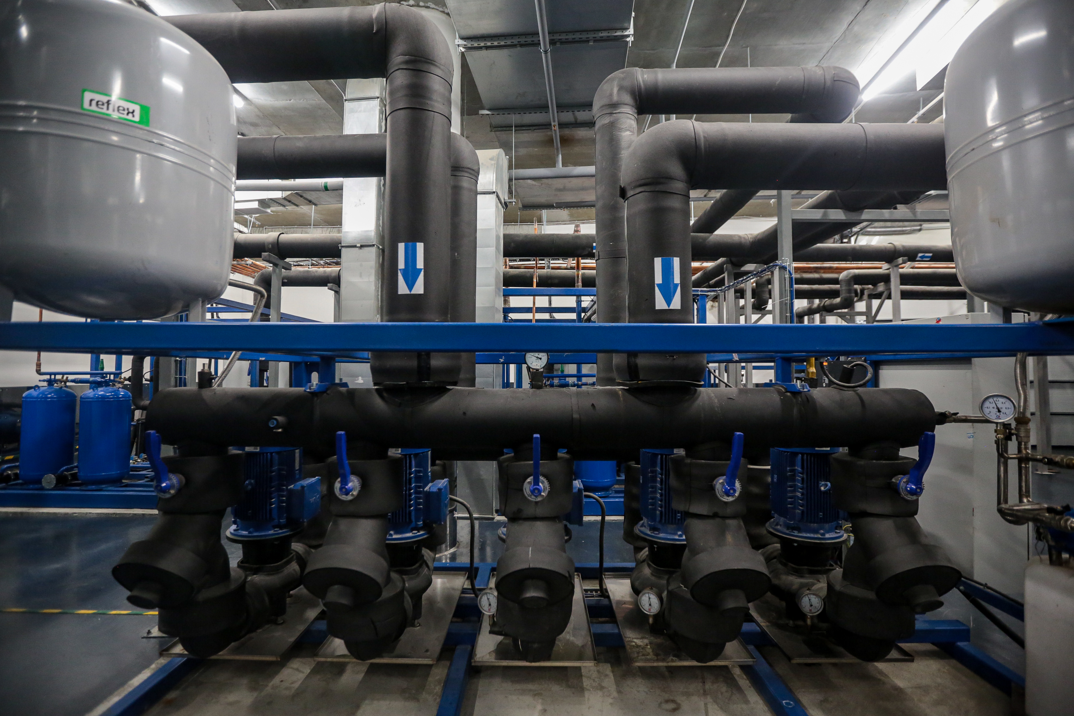 «Сердце» арены — система охлаждения льда и кондиционирования стадиона