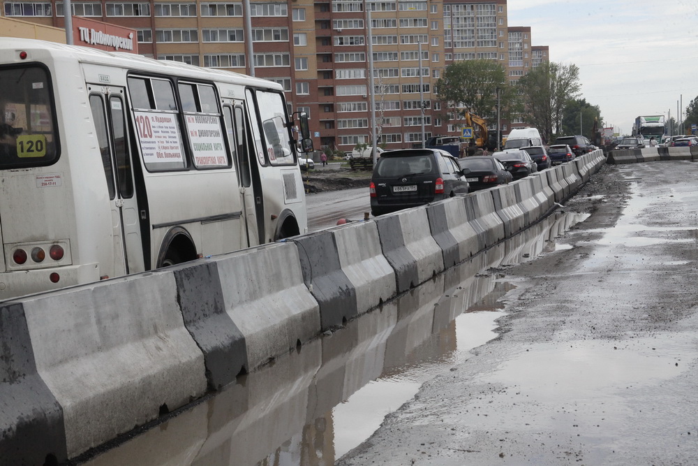 Реконструкция улицы Большой. Июнь 2021 года