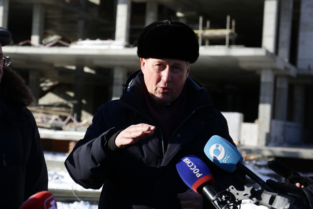 Строительство «Туриста». Февраль 2022 года