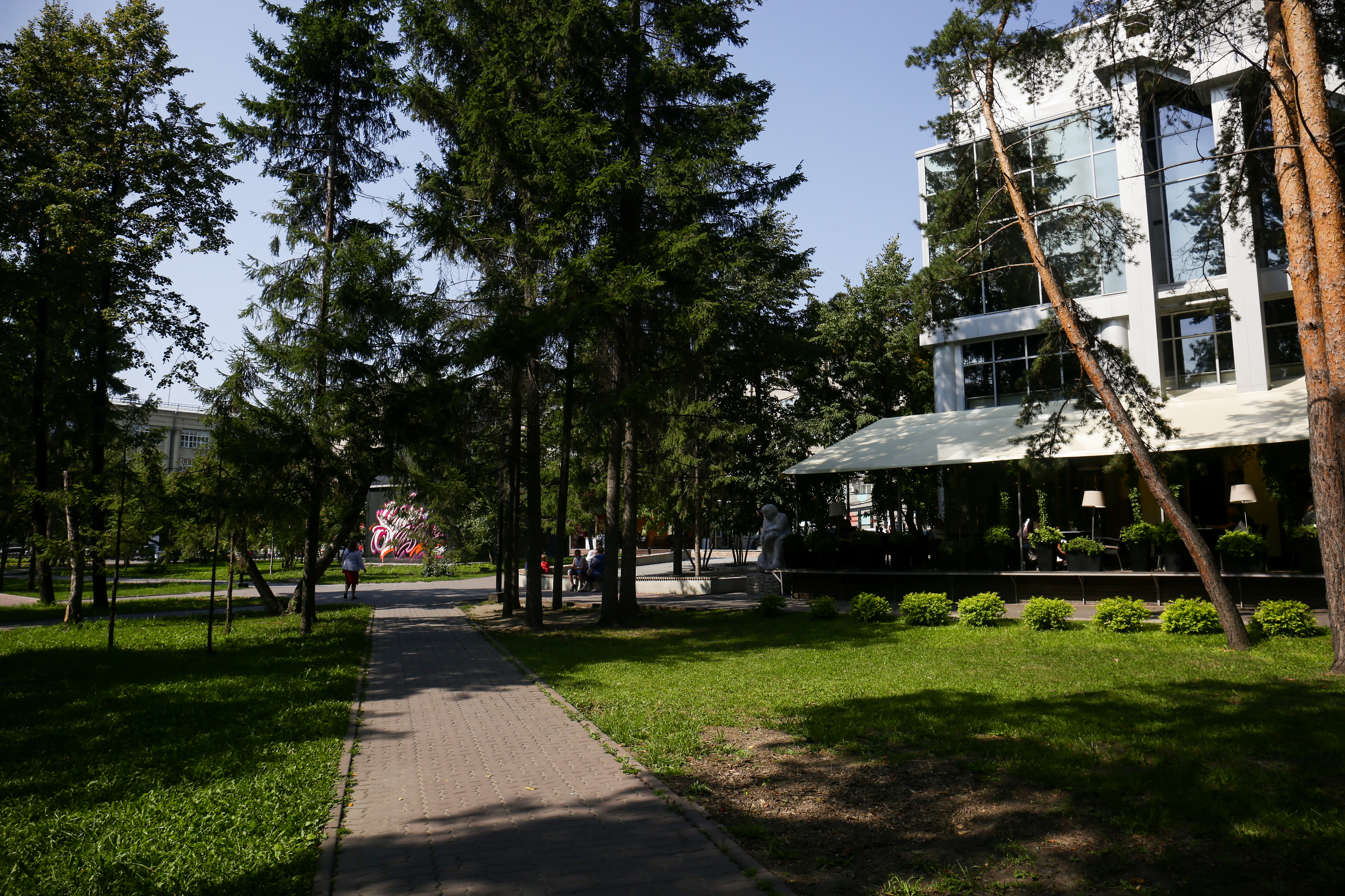 Первомайский сквер. Август 2021 года