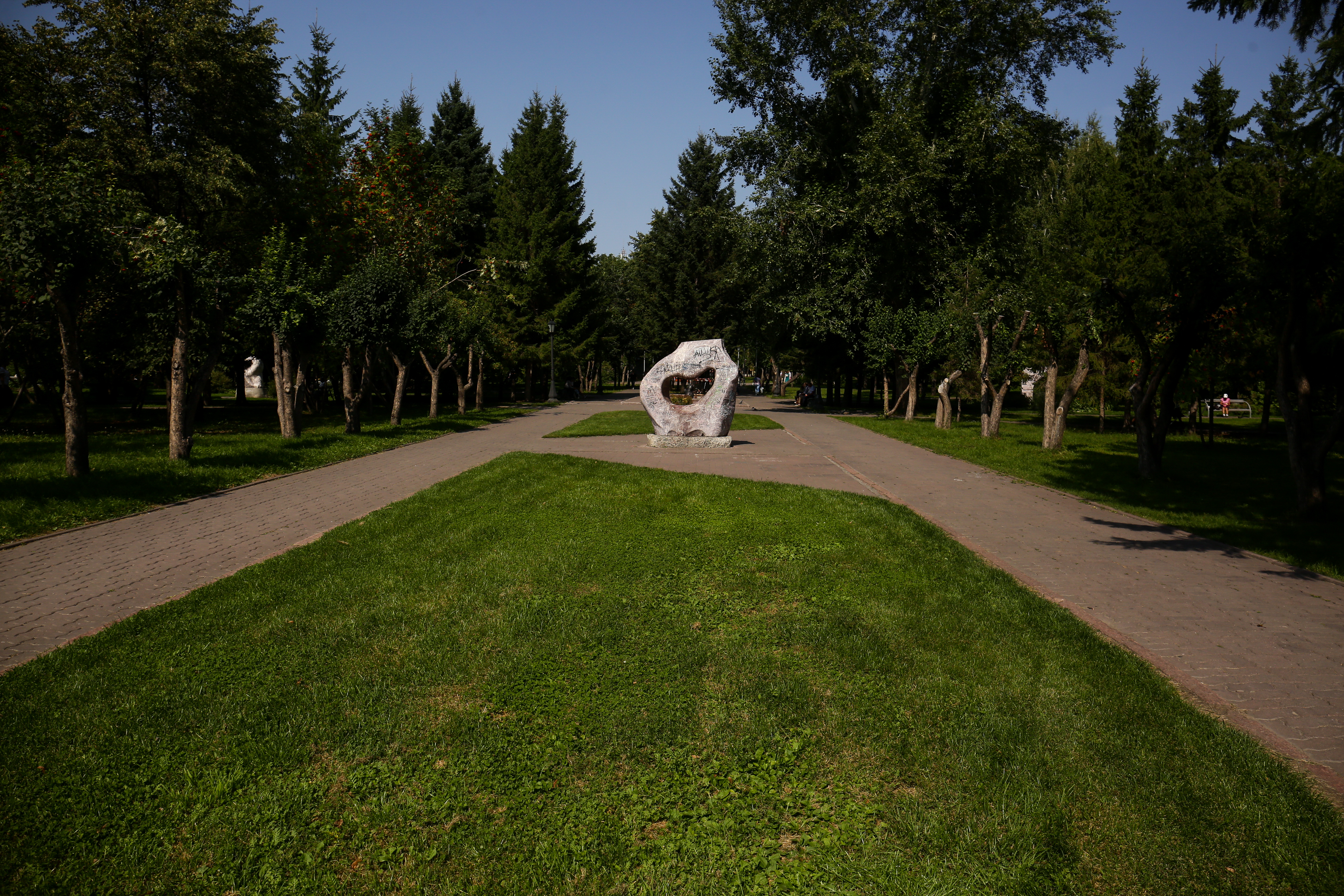 Первомайский сквер. Август 2021 года