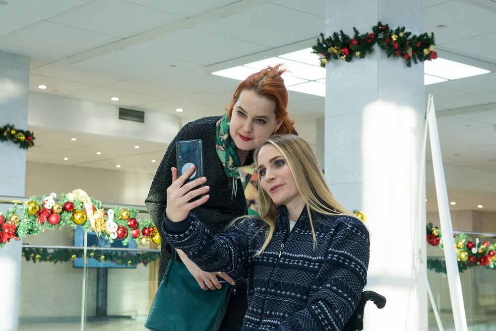 Показ инклюзивной коллекции на открытии Декады инвалидов