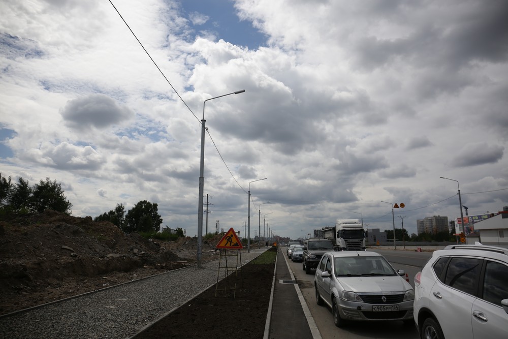 Реконструкция Гусинобродского шоссе (июль 2020 года)