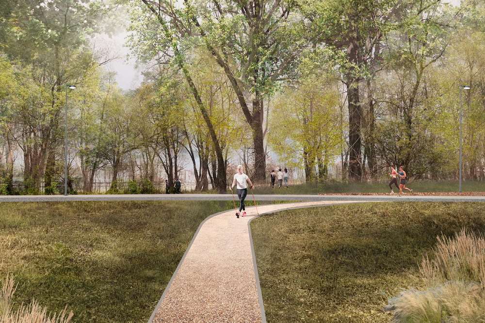 Концепция благоустройства парка у ЛДС