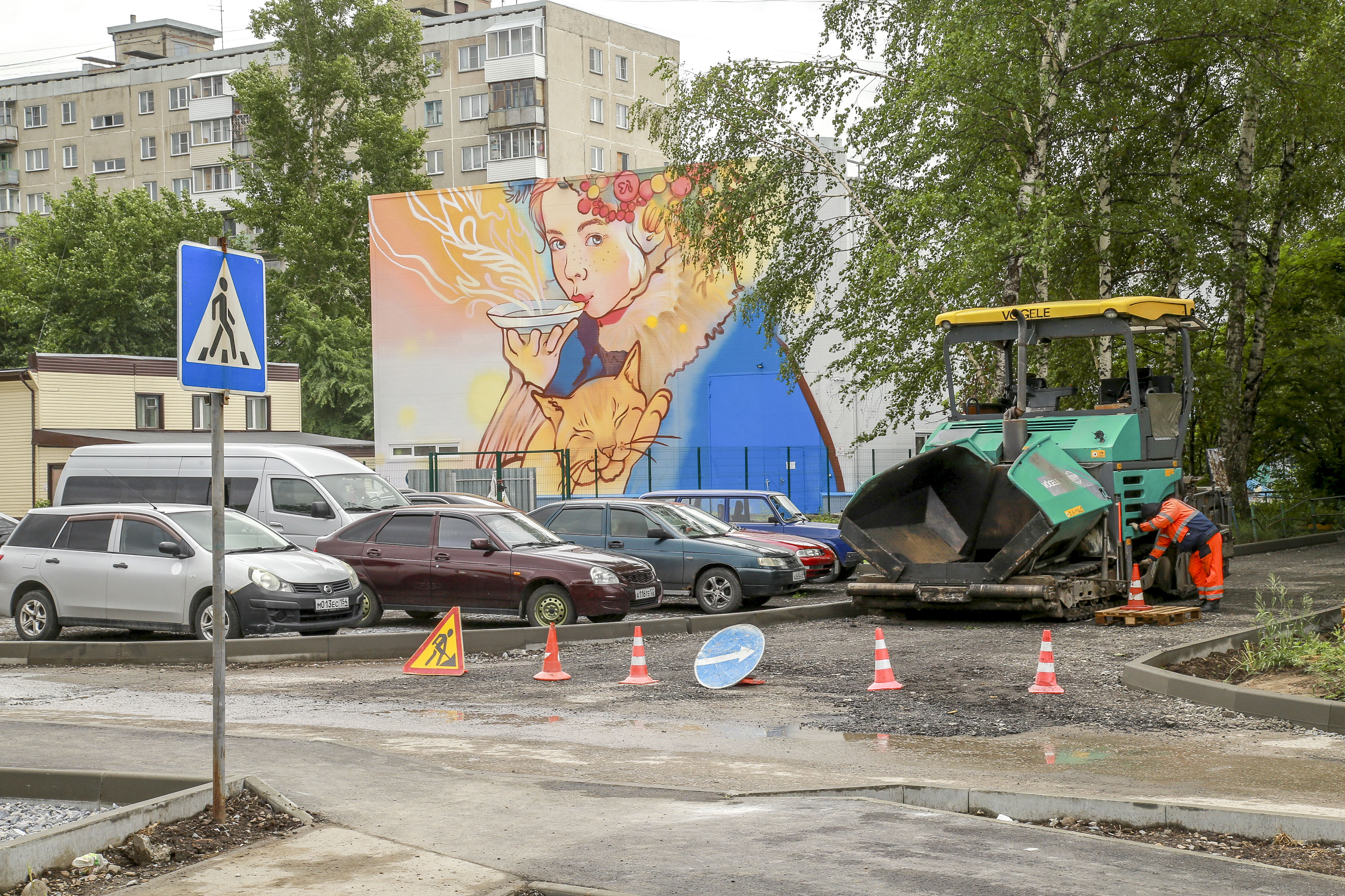 Капремонт двора на ул. Ударной. Июнь 2022 года