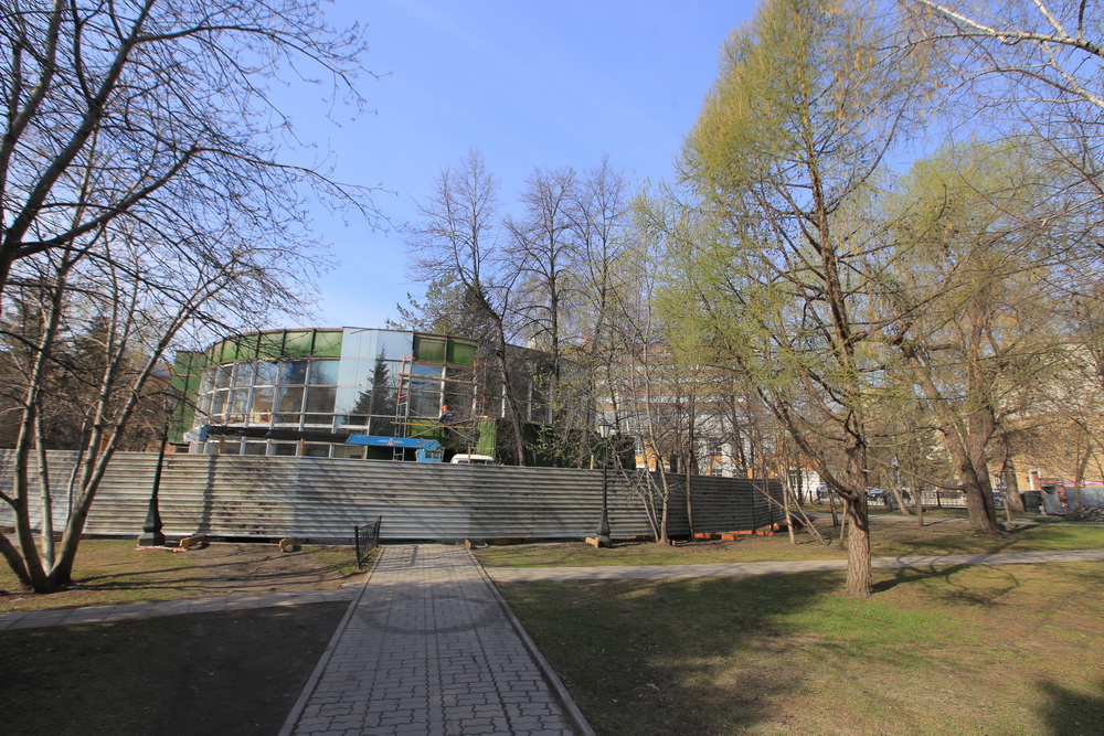 Снос кафе «Сказка». Апрель 2020 года