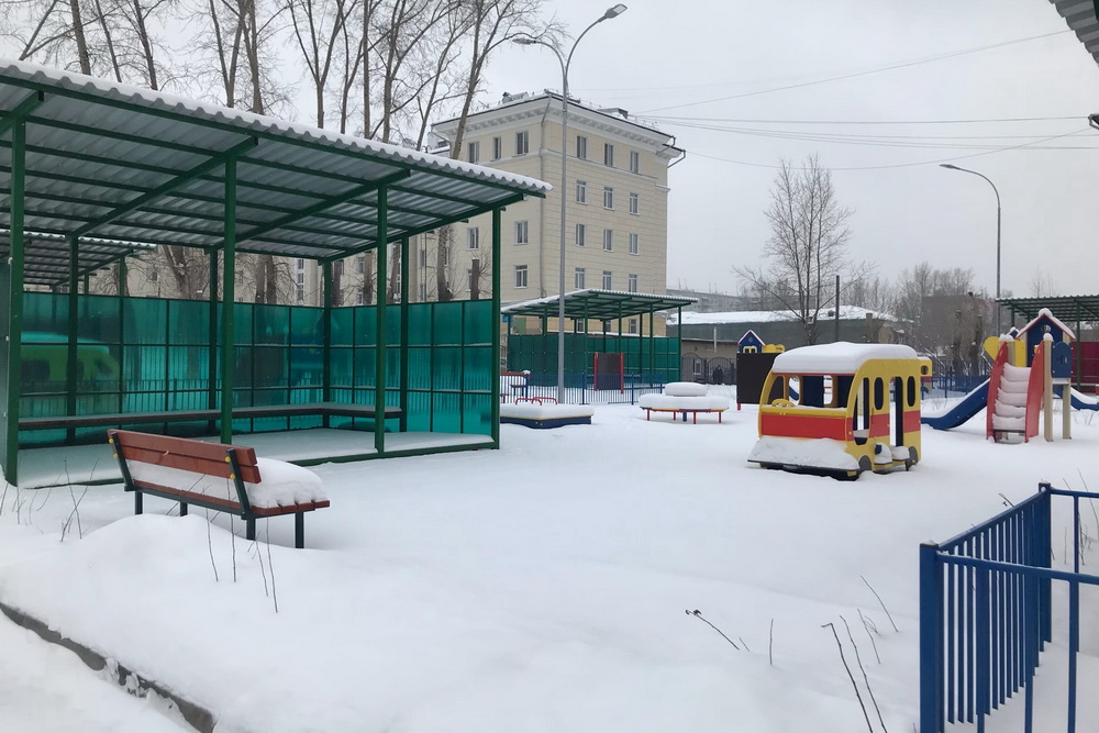 Новый детский сад №262 на улице Авиастроителей, 5а. Ноябрь 2020 года