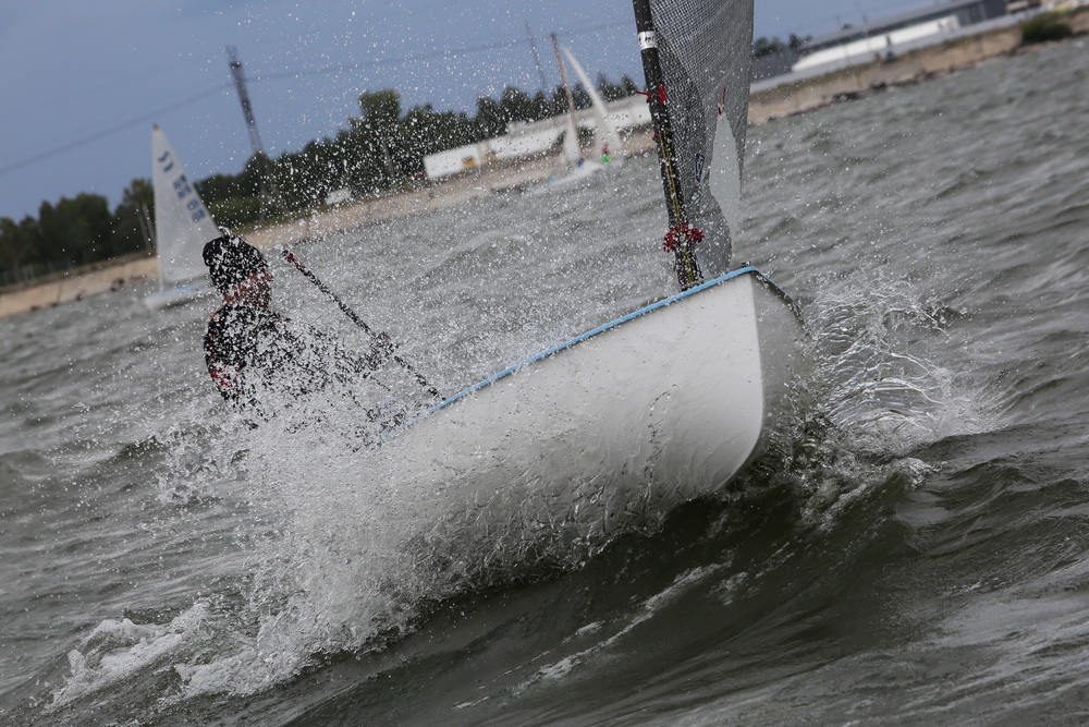 Парусные яхты на Обском море