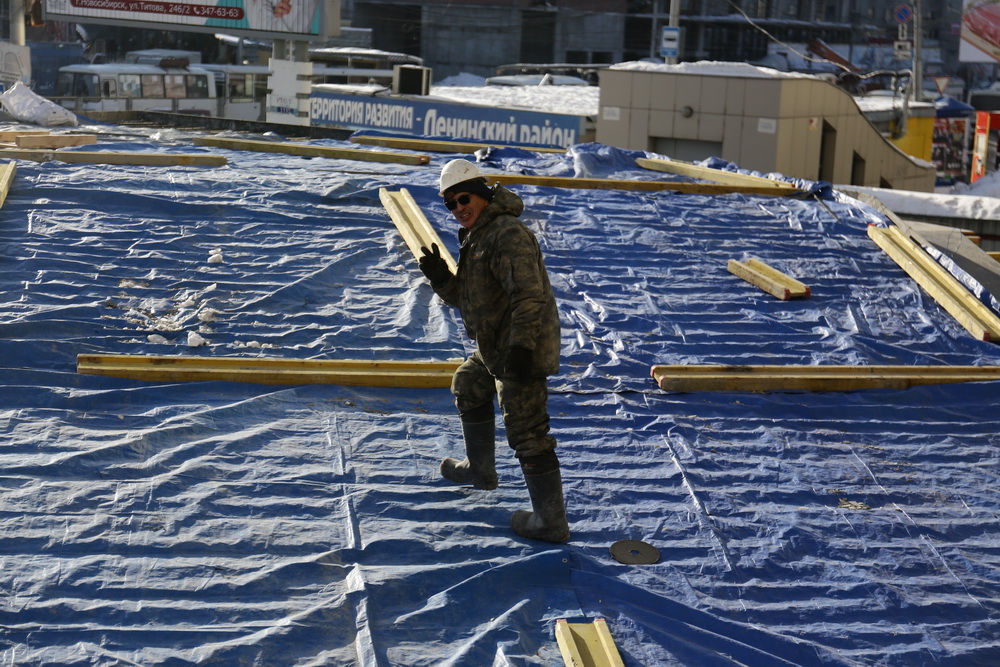 Строительство «Туриста». Февраль 2022 года