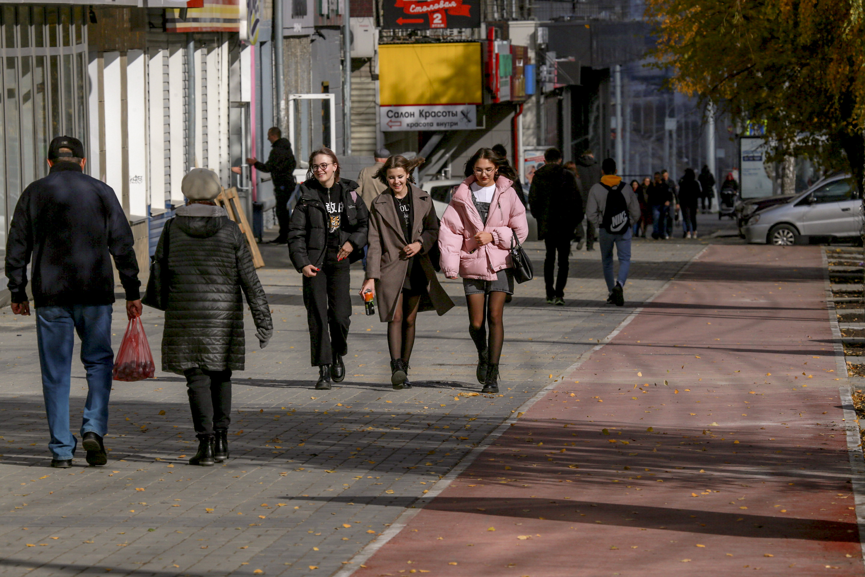 Завершающая стадия ремонта на проспекте Маркса. 12 октября 2022 года