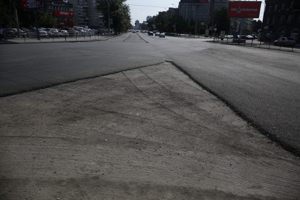 Ремонт Вокзальной магистрали. Август 2021 года