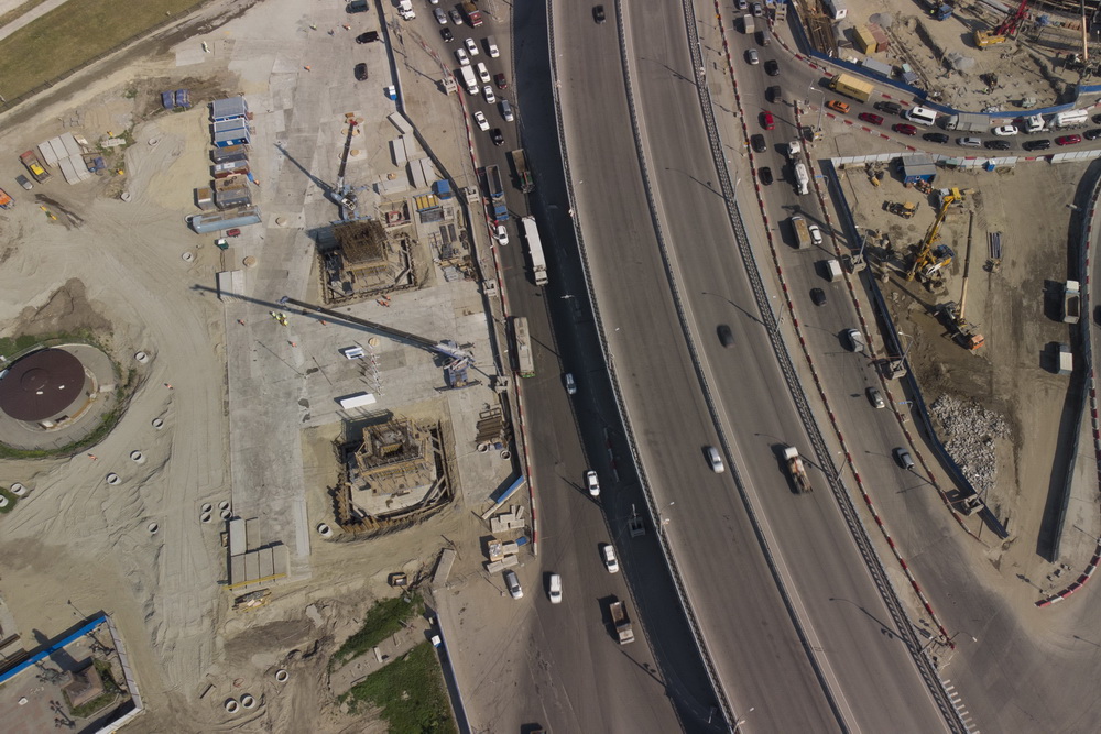 Строительство четвёртого моста. 18 июня 2021 года