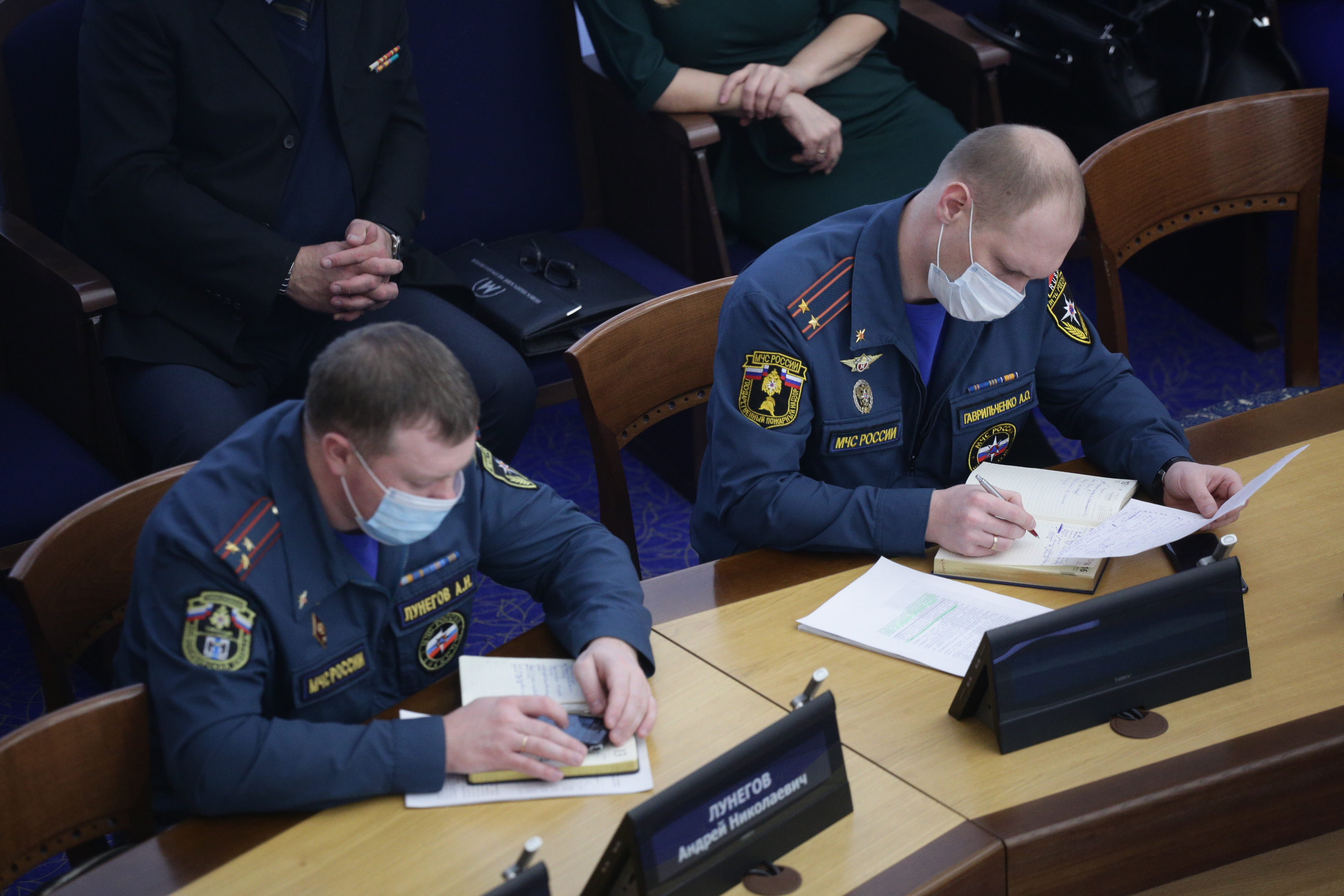 На подведении итогов работы департамента по ЧС за 2020 год