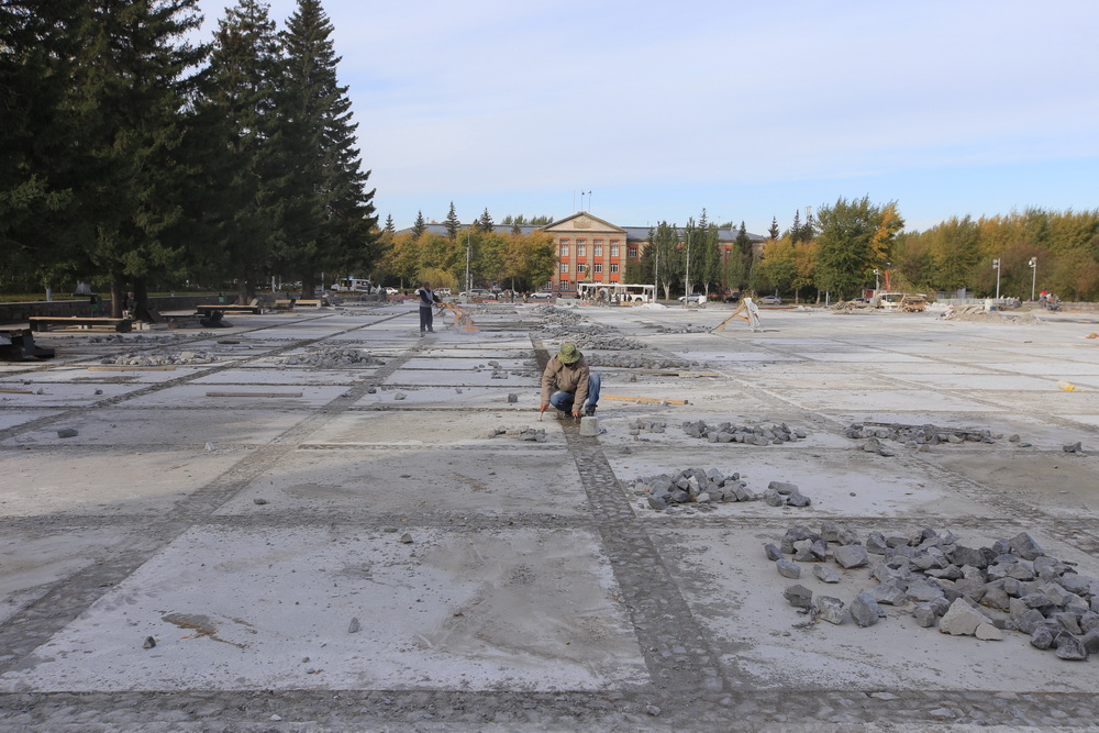 Сквер Славы. Сентябрь 2019 года