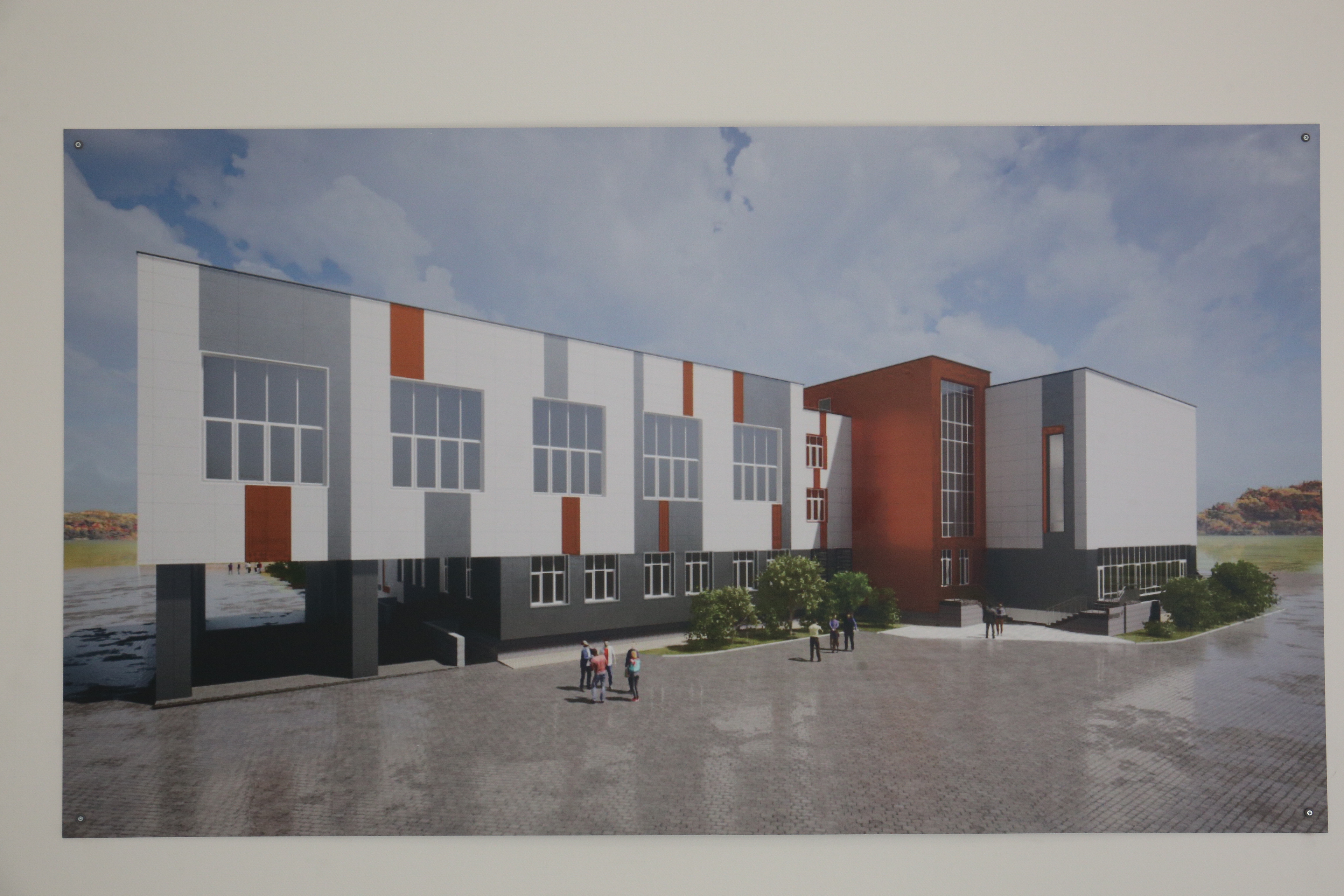 Школа на улице Михаила Немыткина. Март 2021 года