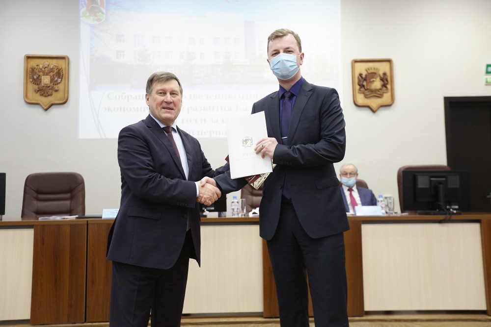 На подведении итогов 2021 года в Калининском районе