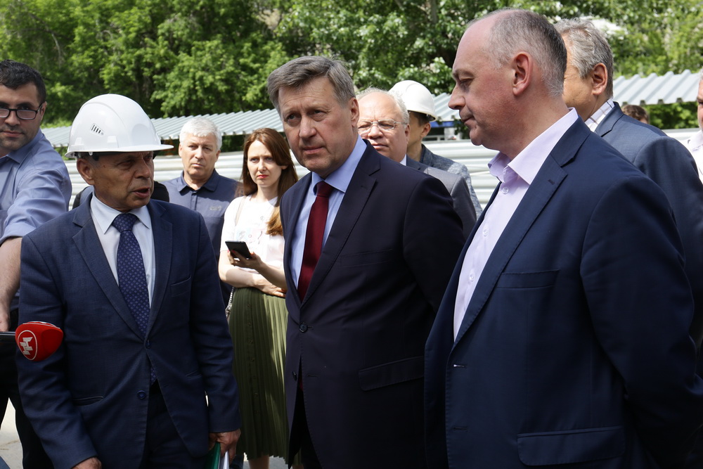 На стройке школы №54 (31.05.2022)