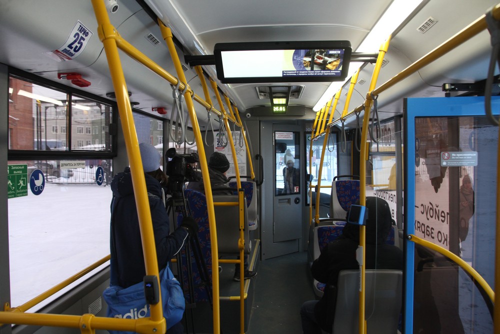 Тестирование нового троллейбуса из Уфы (27.01.2022)