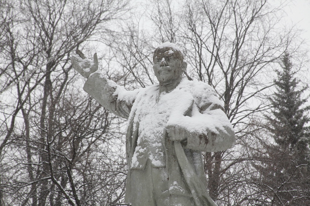 Ленин на улице Амосова