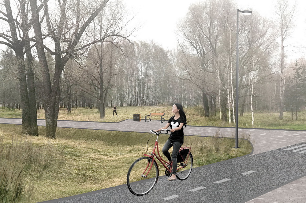 Концепция благоустройства парка у ЛДС