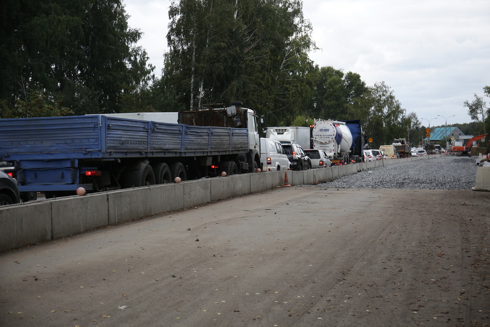 Ремонт дороги на ул. Кедровая