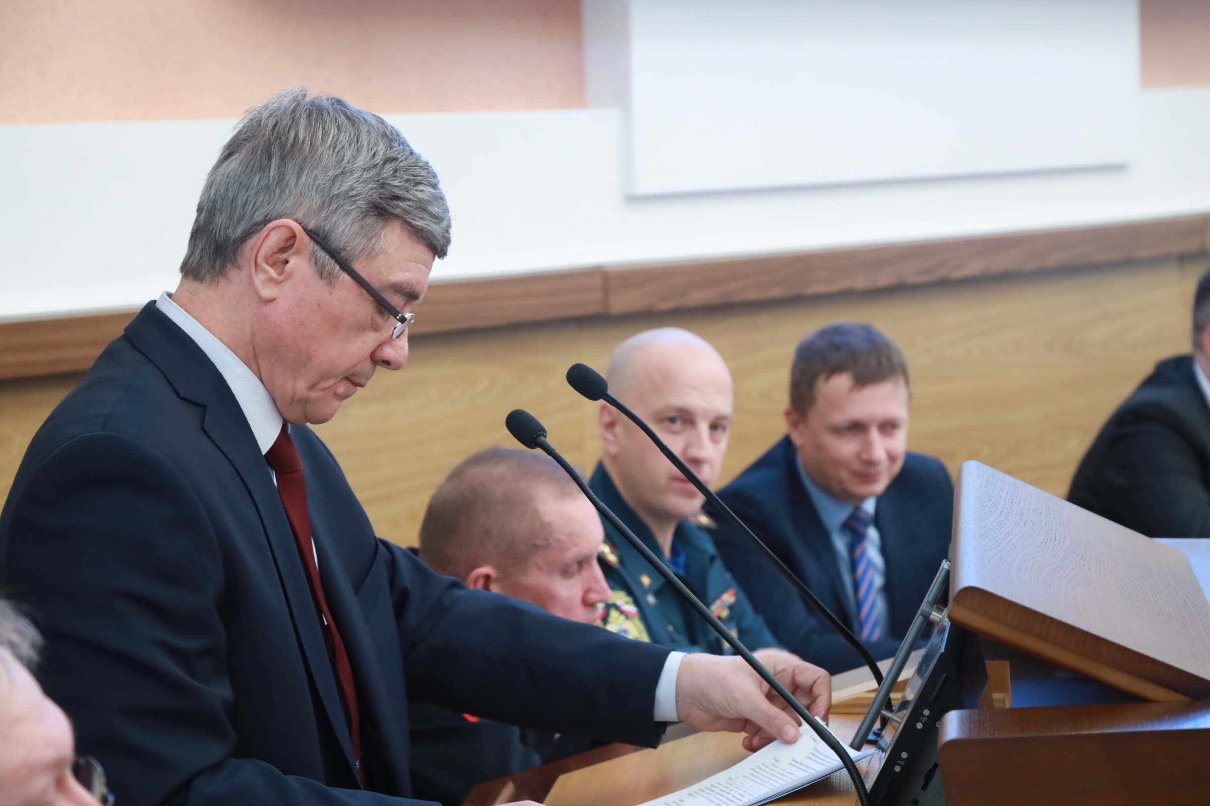 На подведении итогов работы департамента по ЧС и взаимодействию с административными органами мэрии Новосибирска