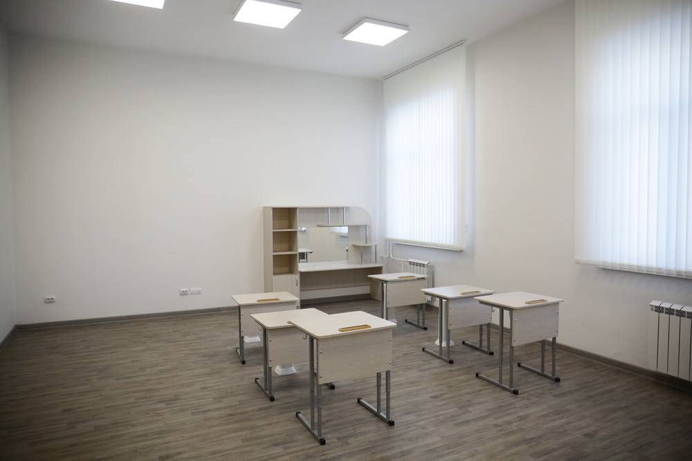 Новая школа в микрорайоне «Родники». Ноябрь 2021 года