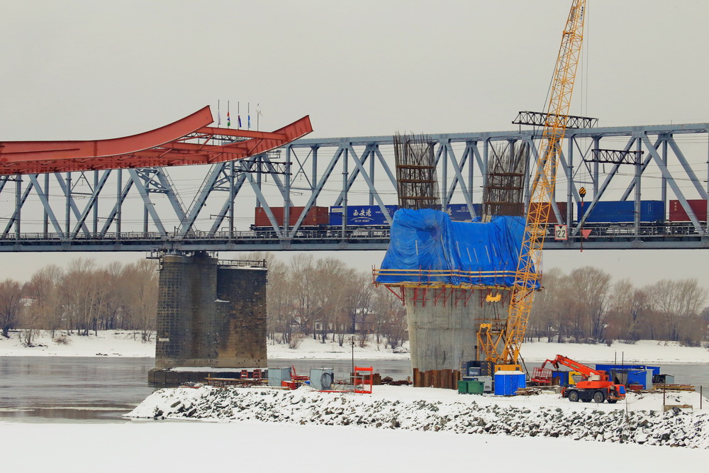Строительство четвёртого моста. 17 ноября 2021 года