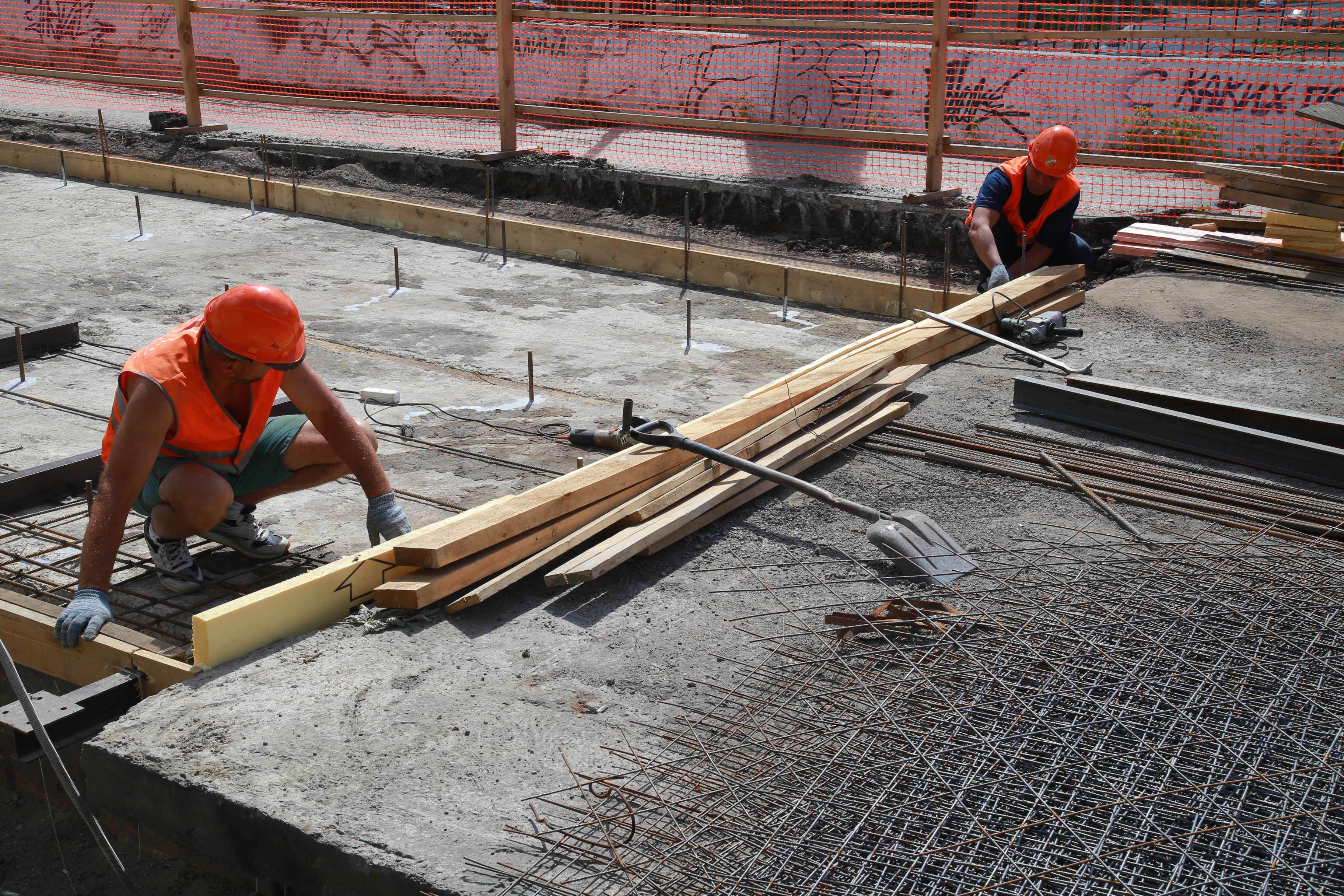 Ремонт Сибревкомовского моста. Июль 2022 года