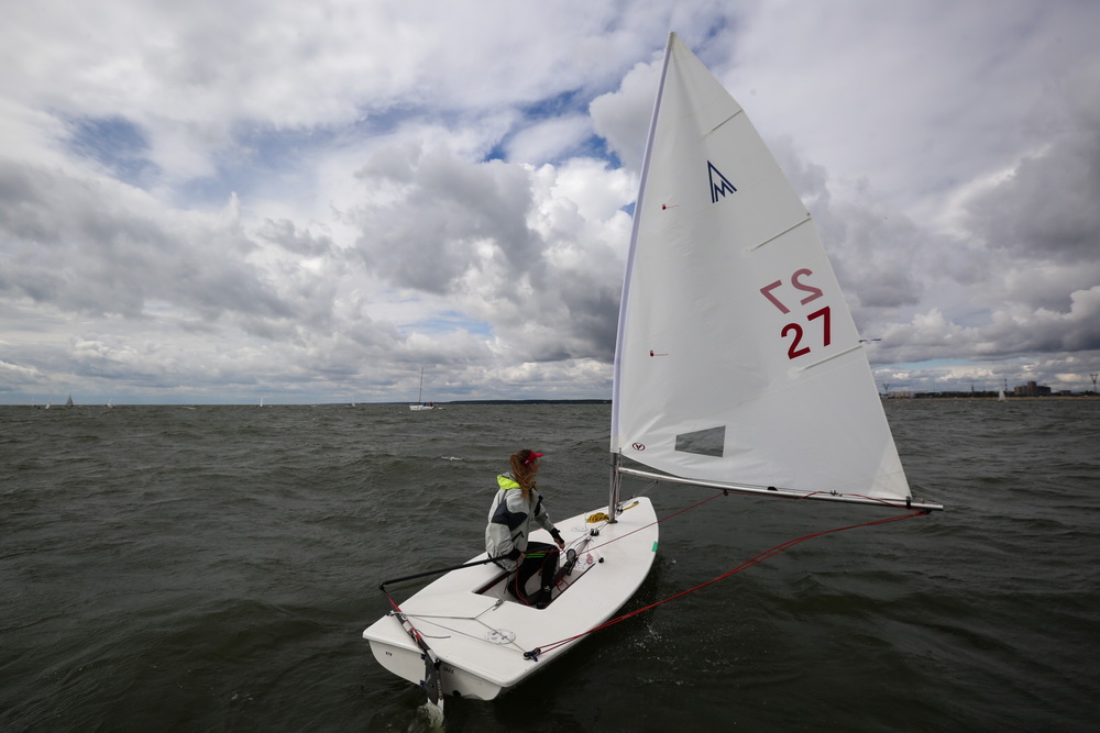 Парусные яхты на Обском море