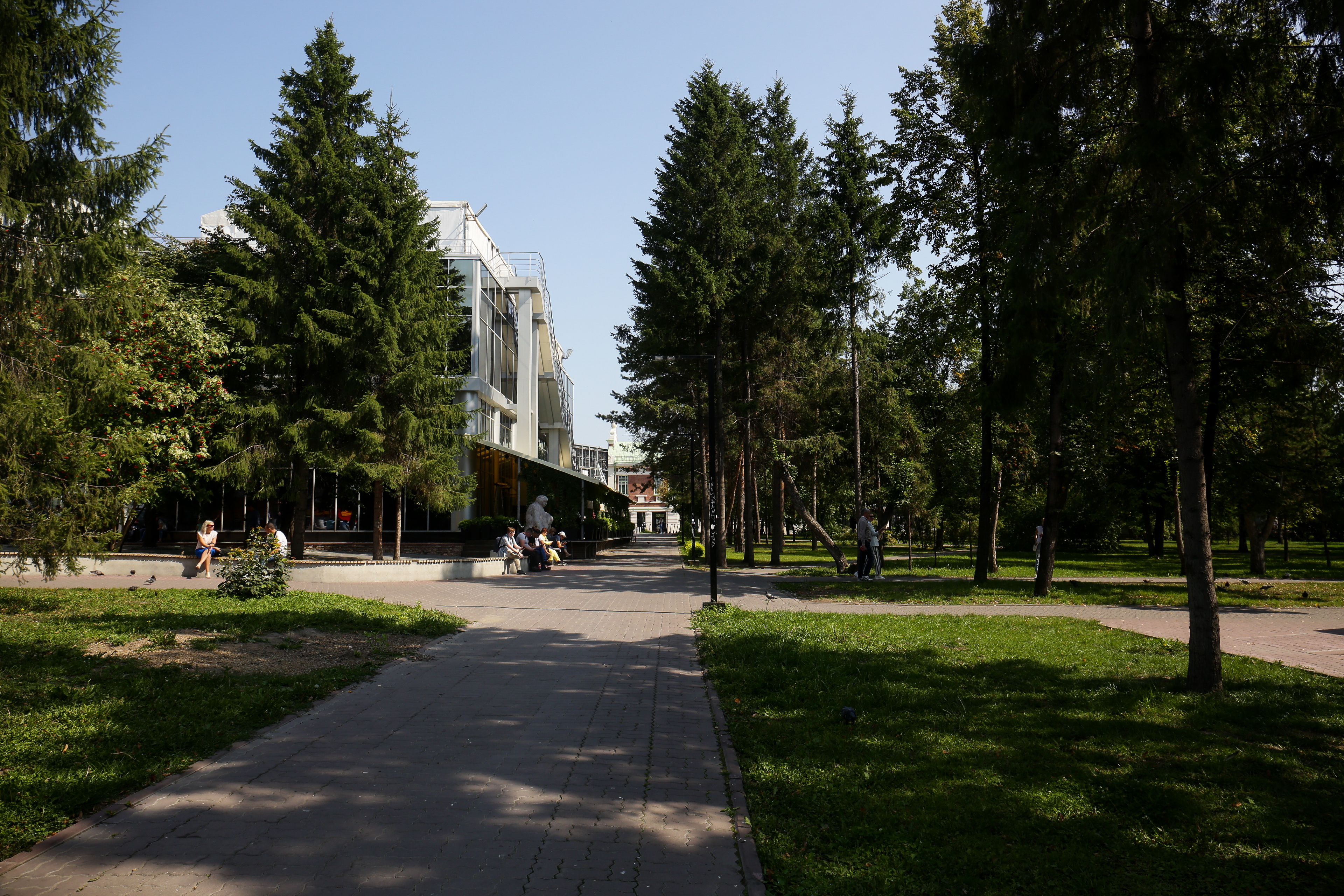 Первомайский сквер. Август 2021 года