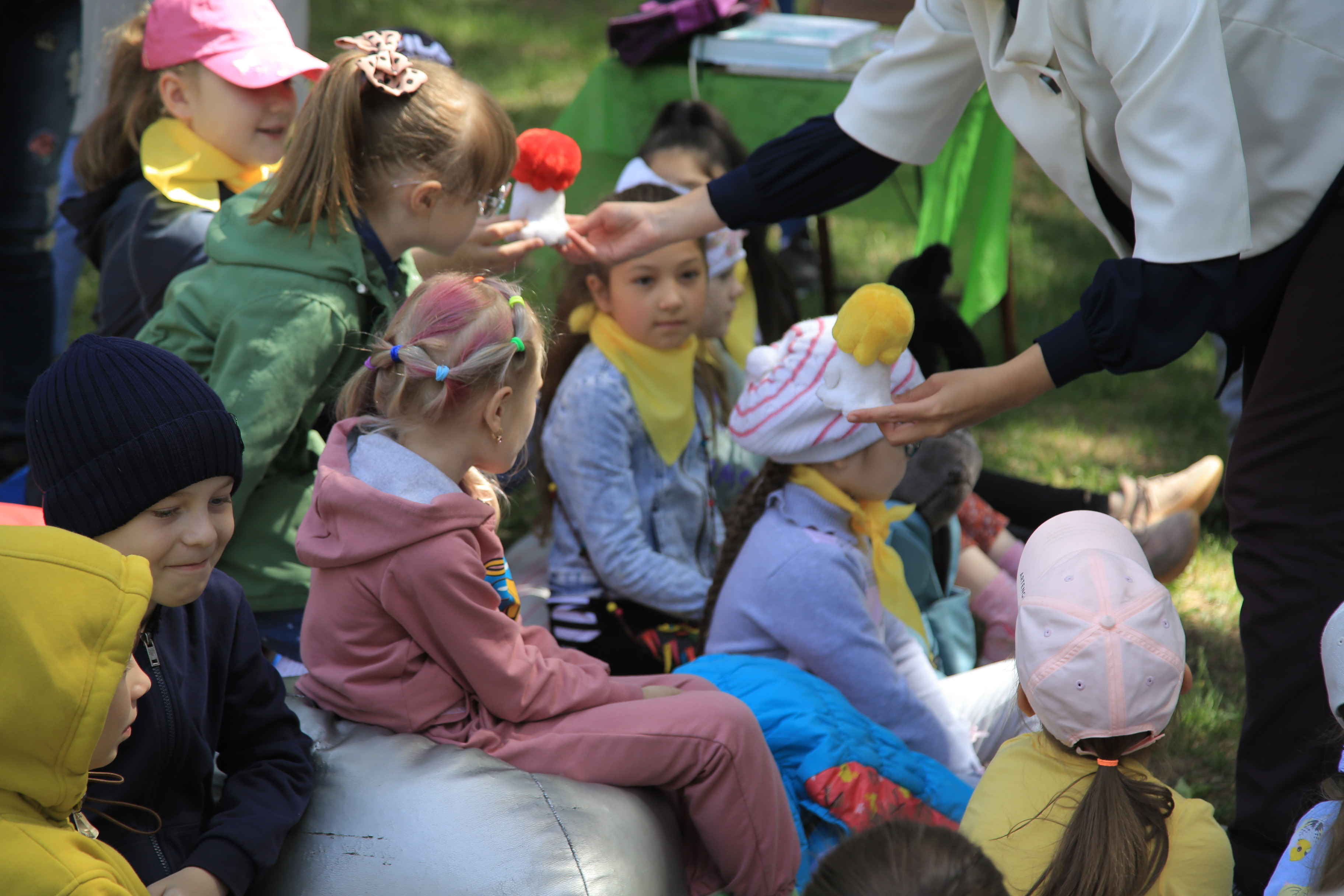 «Библиотека на траве». Первомайский сквер. Июнь 2022 года