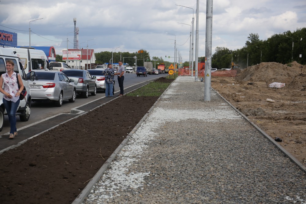 Реконструкция Гусинобродского шоссе (июль 2020 года)