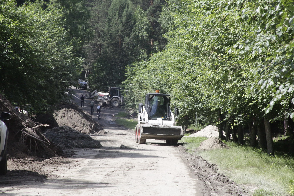 Реконструкция Заельцовского парка. Июль 2021 года