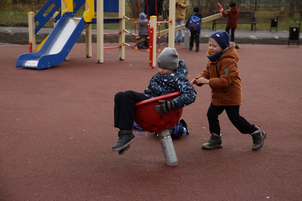 Сквер «25 лет Победы в Великой Отечественной войне». Октябрь 2020 года