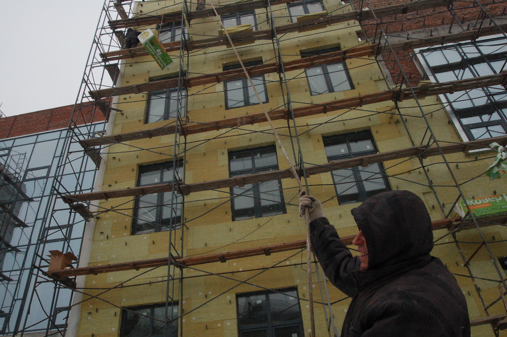 Стройка школы №54. Ноябрь 2022 года