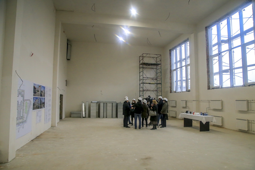 Строительство новой школы на Михаила Немыткина. Ноябрь 2020 года