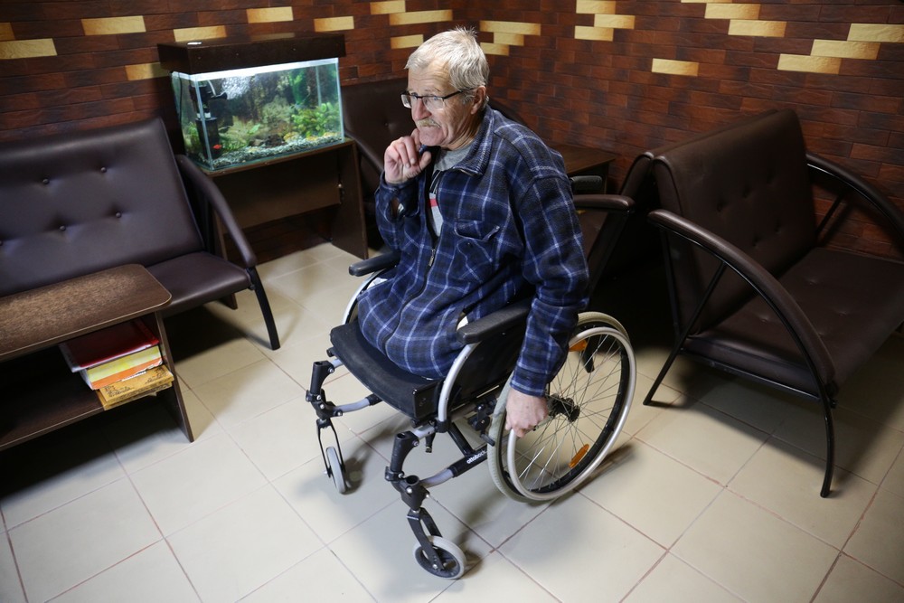 Постоялец дома ночного пребывания Валерий Журавлёв