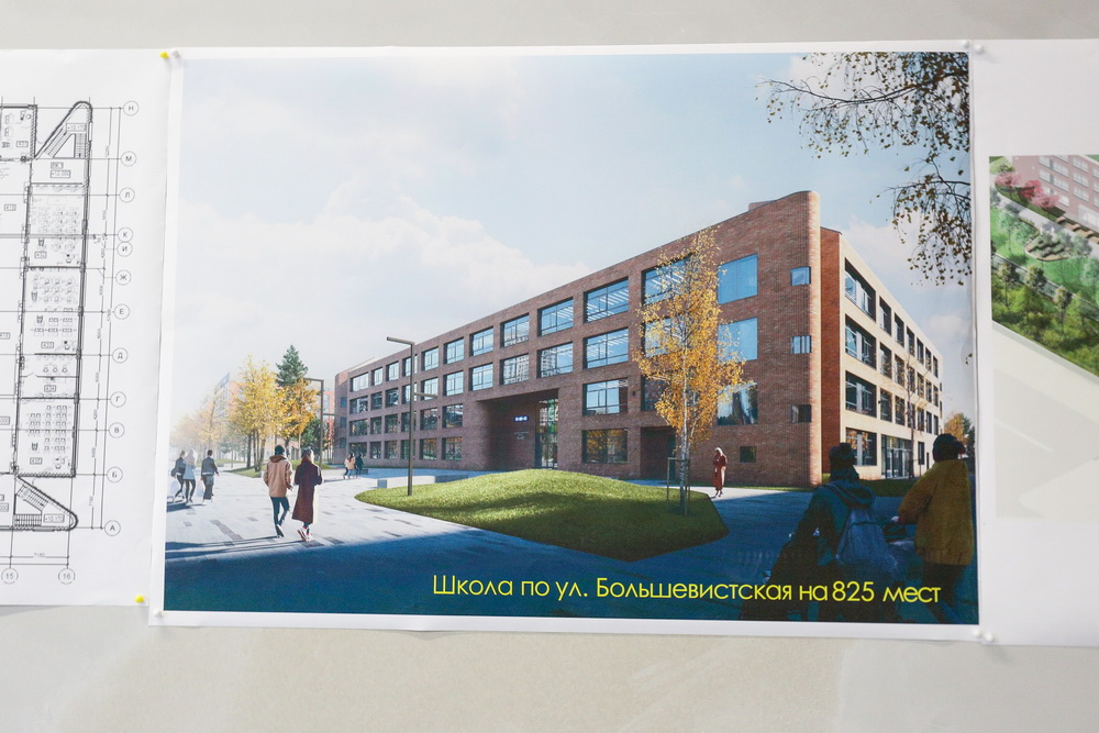 Строительство школы в «Европейском береге». Март 2022 года