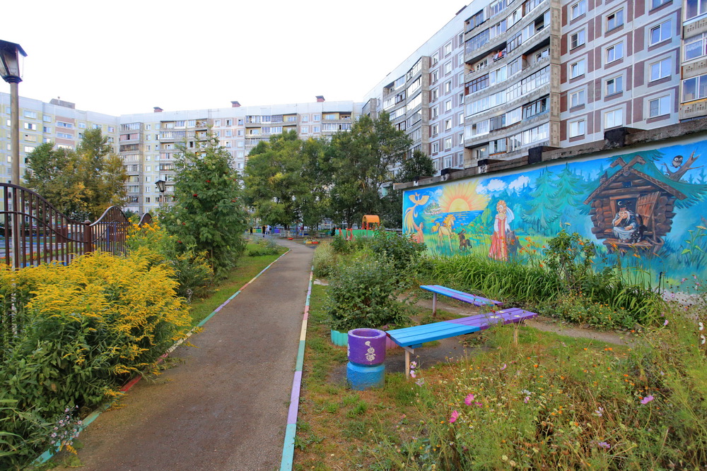 Двор дома на ул. Лесосечной, 5