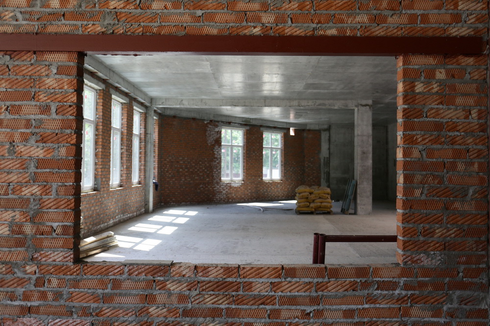 На стройке школы №54 (31.05.2022)