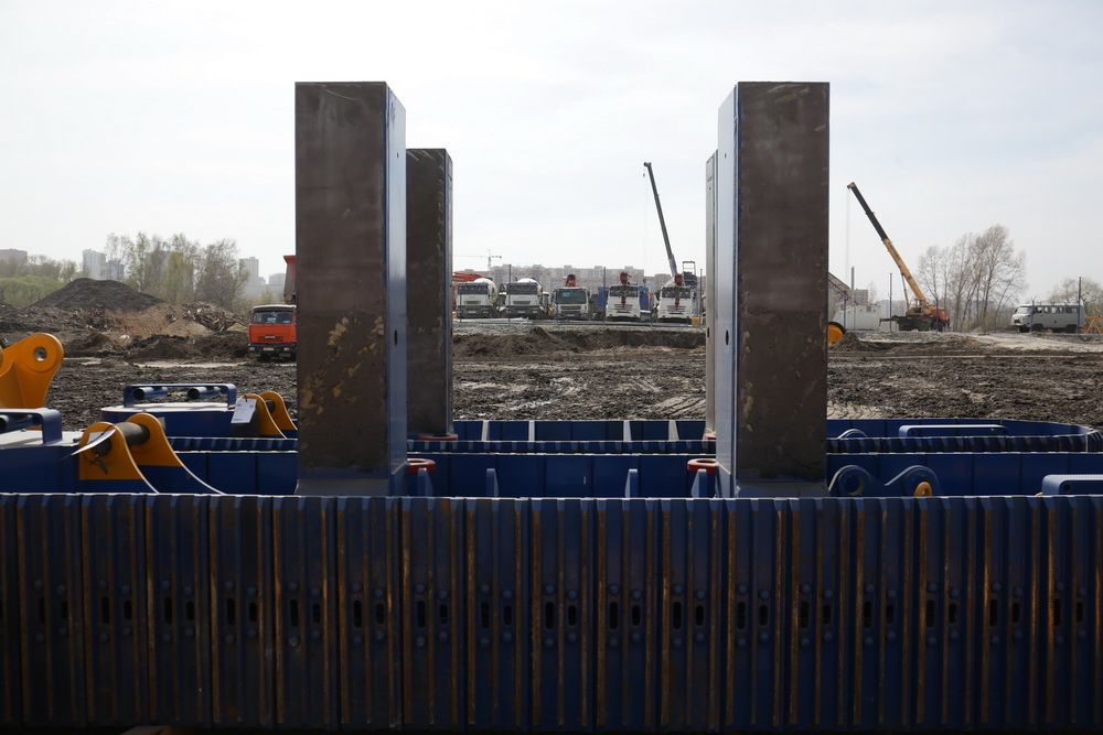 Подготовка к строительству четвёртого моста. Апрель 2020 года