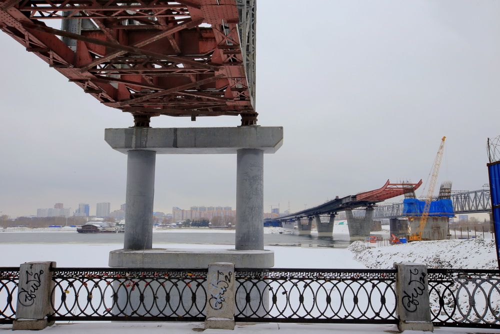 Строительство четвёртого моста. 17 ноября 2021 года