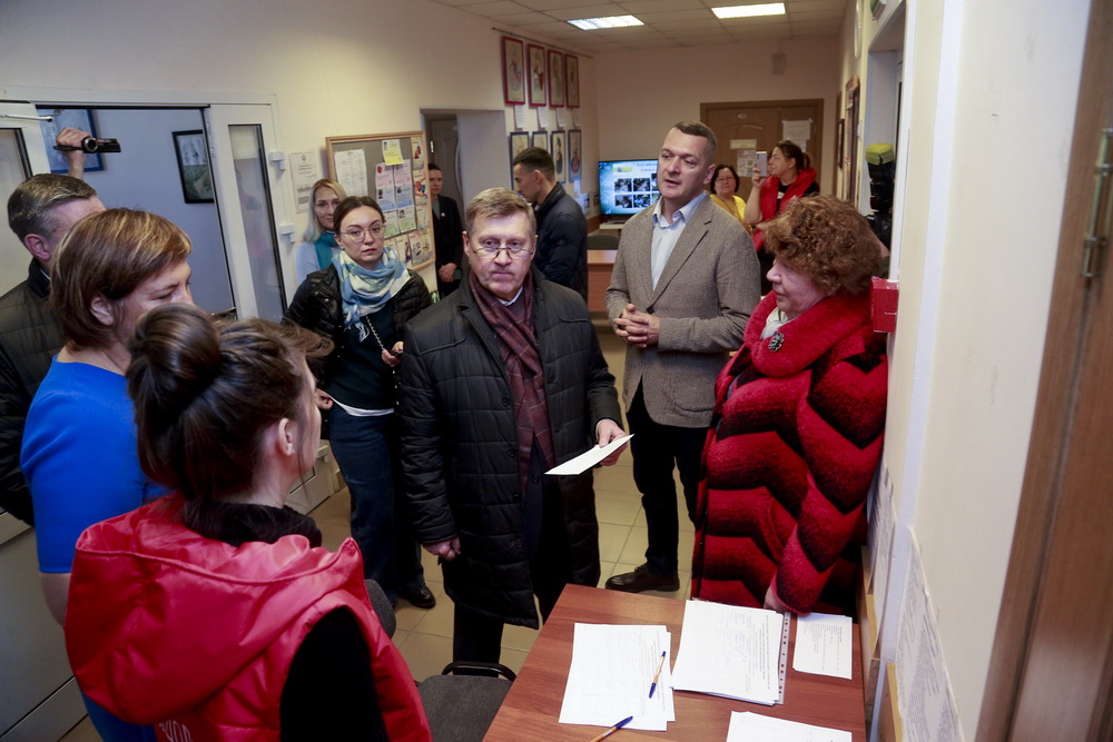 Пункт сбора гуманитарной помощи в молодёжном центре «Калейдоскоп». Октябрь 2022 года