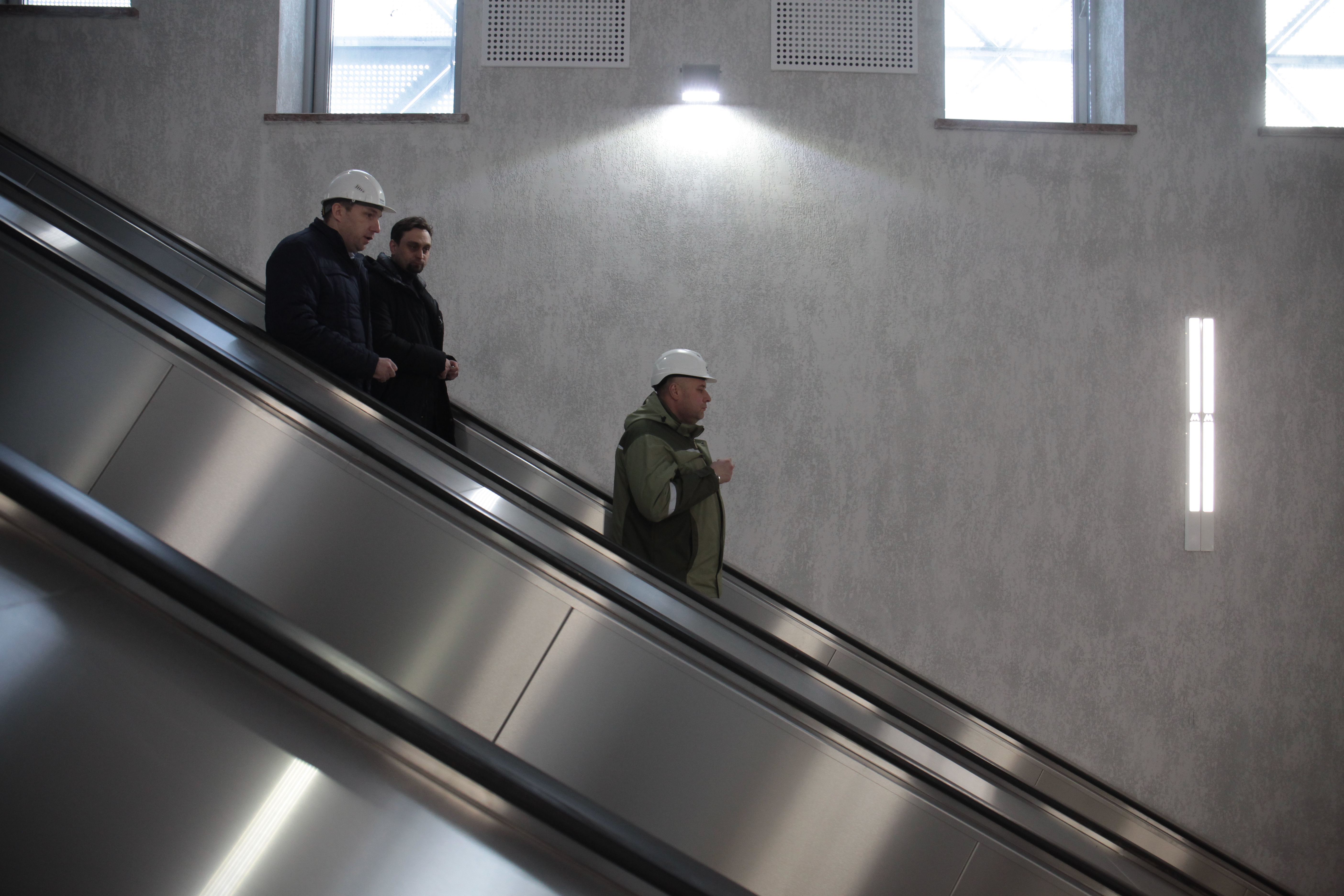 Станция метро «Спортивная». Январь 2023 года